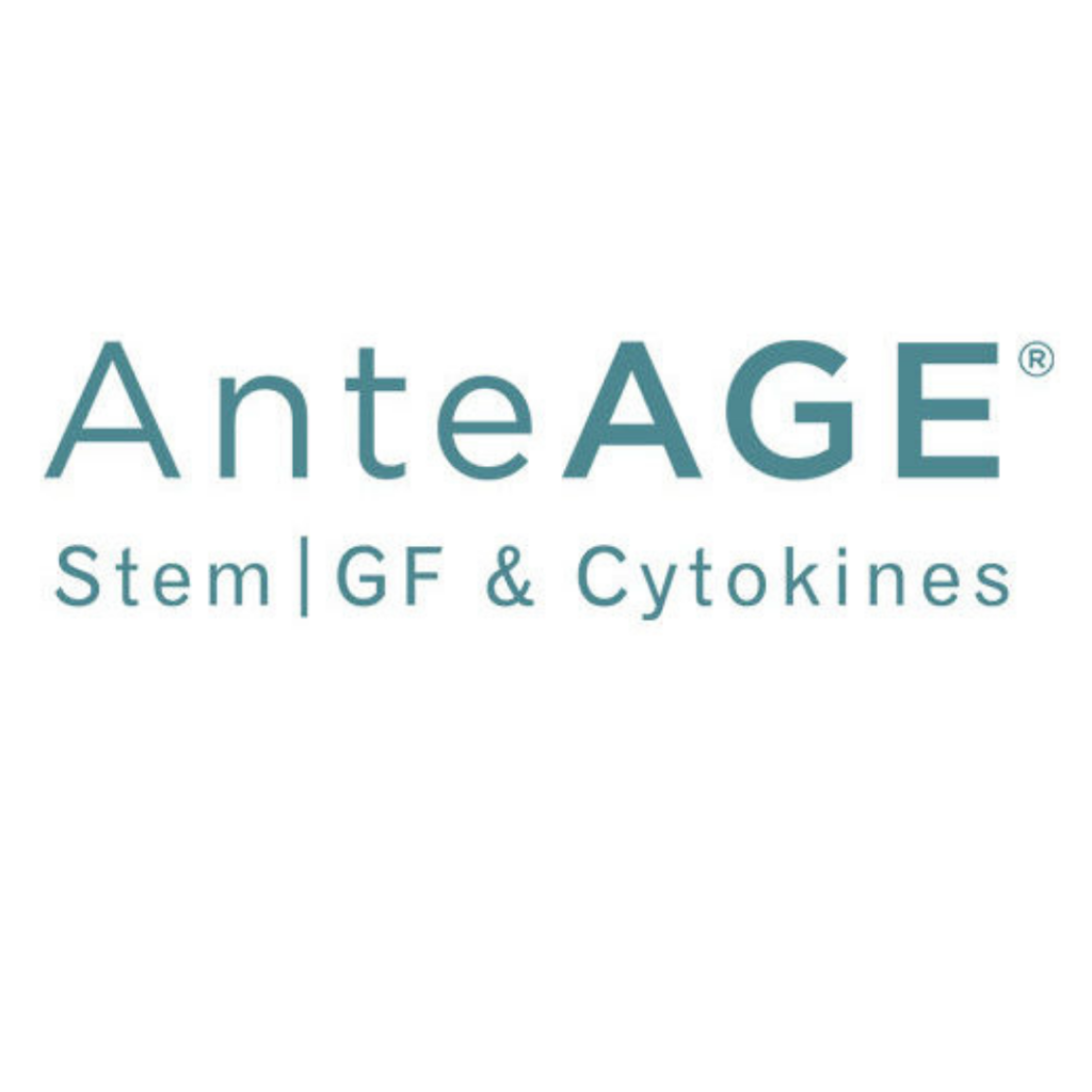 green ante age stem gf and cytokines logo