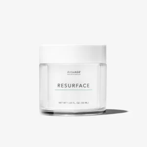 Image of AnteAGE® Resurface is a gentle exfoliant to polish and brighten the skin and can be used anywhere including face and sensitive areas. Use as needed to slough away dry and dead skin up to 3 times weekly.