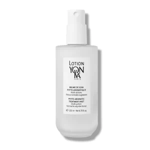 Yonka Lotion N/O purifies & balances oily skin, controls excess oil, and refreshes the complexion with natural essential oils. Alcohol-free & soothing.