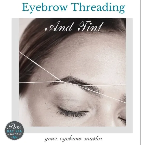 Achieve defined, full brows with our 30-minute Eyebrow Threading and Tint service at Pure Day Spa—precision shaping and a custom tint for a polished look.