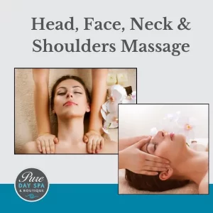 Indulge in a 30-minute Head, Shoulder, and Neck Massage with light to medium pressure to relieve tension and promote relaxation from head to shoulders.